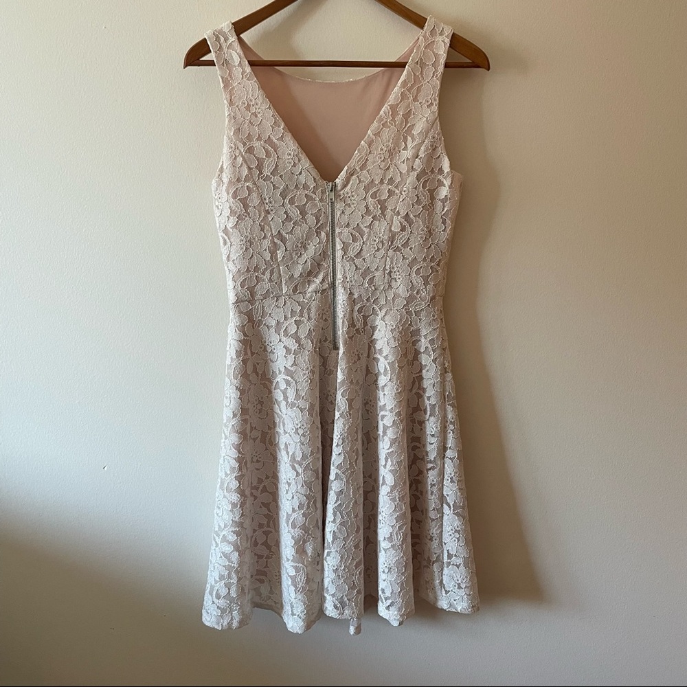 Speechless White Lace Sleeveless Dress - Picture 2 of 9
